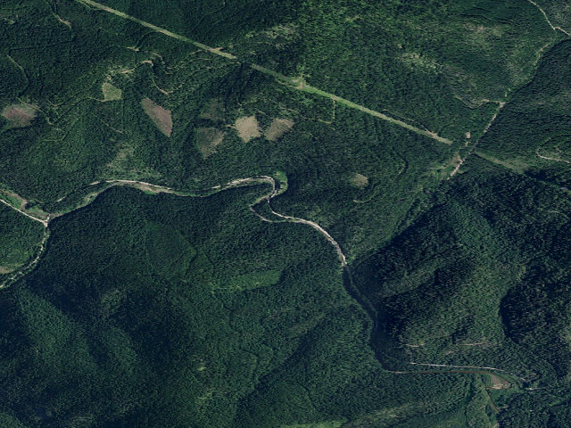 Aerial image of Fire Prevention Disp. Site #60