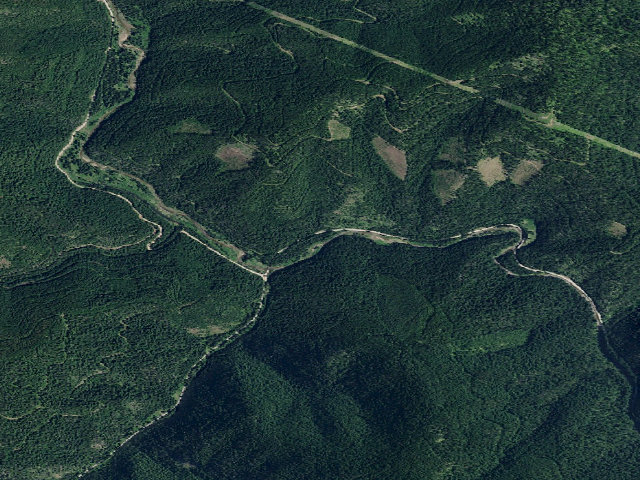 Aerial image of Fire Prevention Disp. Site #62