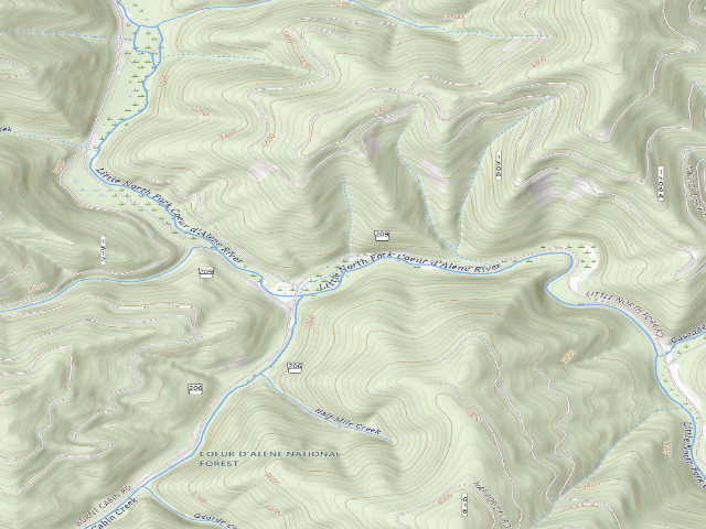 USGS topographic map of Fire Prevention Disp. Site #62