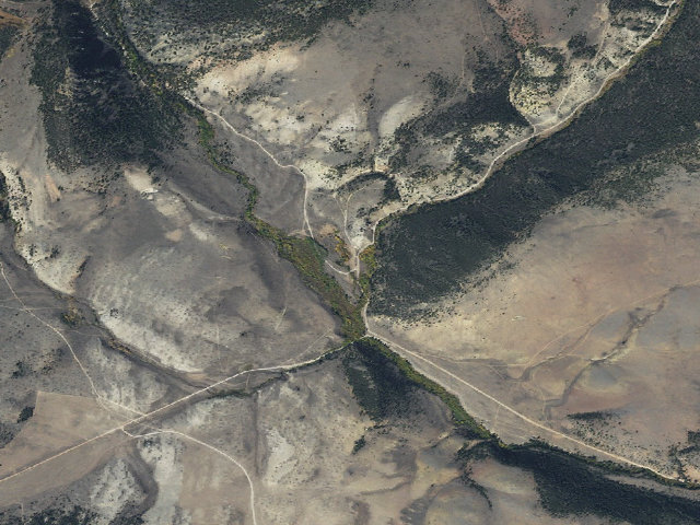 Aerial image of Fire Site