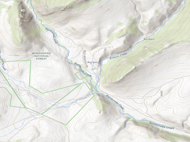 USGS topographic map of Fire Site