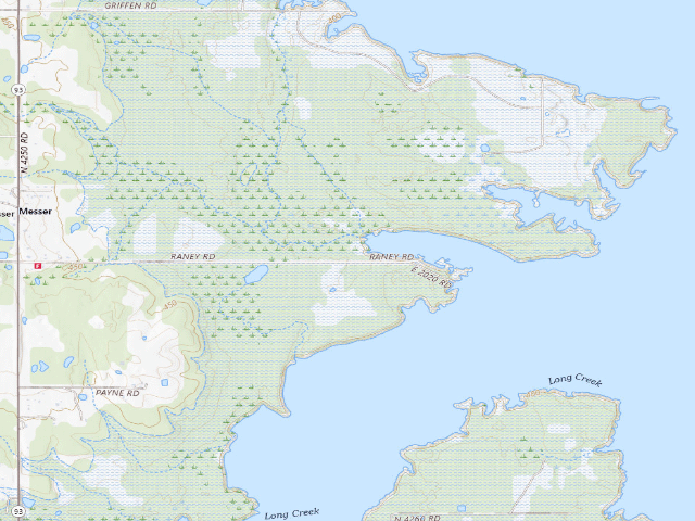 USGS topographic map of Fire Station 1 (Hugo WMA)