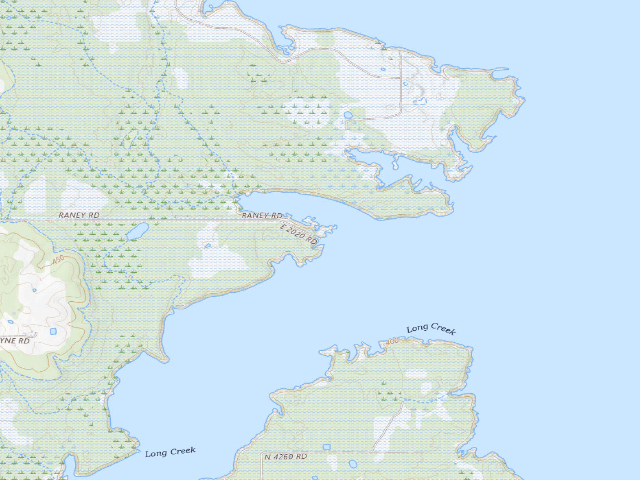 USGS topographic map of Fire Station 4 (Hugo WMA)