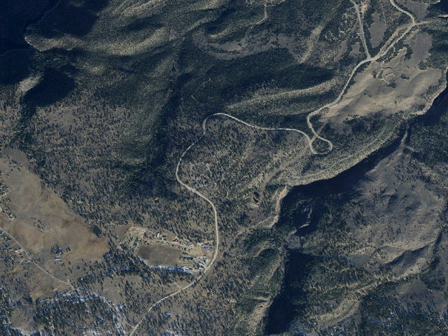 Aerial image of Firefighters Memorial