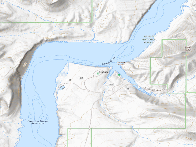 USGS topographic map of Firehole