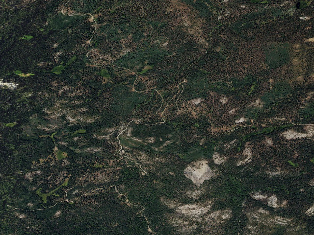 Aerial image of Fish Camp/Big Creek