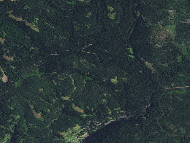 Aerial image of Fish Creek Group Use Cg