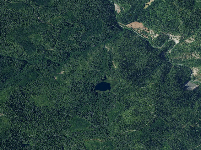 Aerial image of Fish Lake