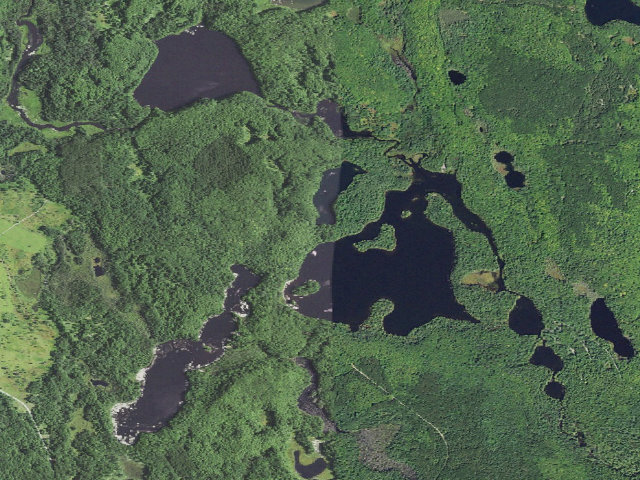 Aerial image of Fish Lake Portage To Carp Lake