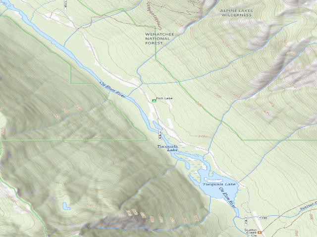 USGS topographic map of Fish Lake