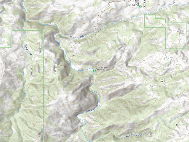 USGS topographic map of Fishermans Group Cg