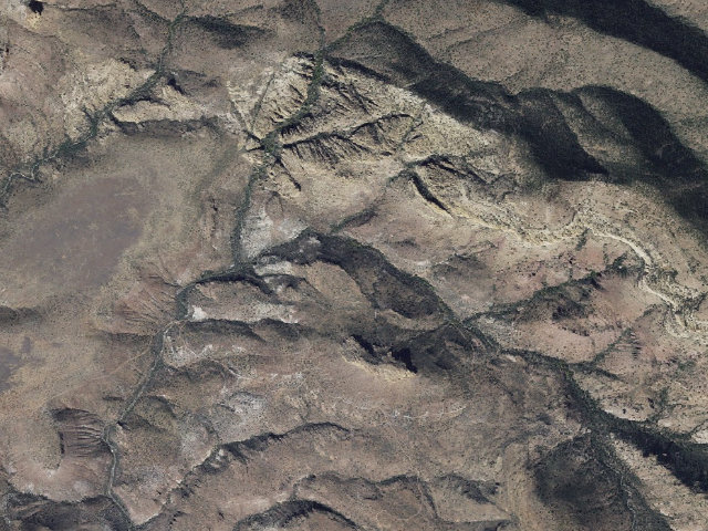 Aerial image of Fishhooks Wilderness