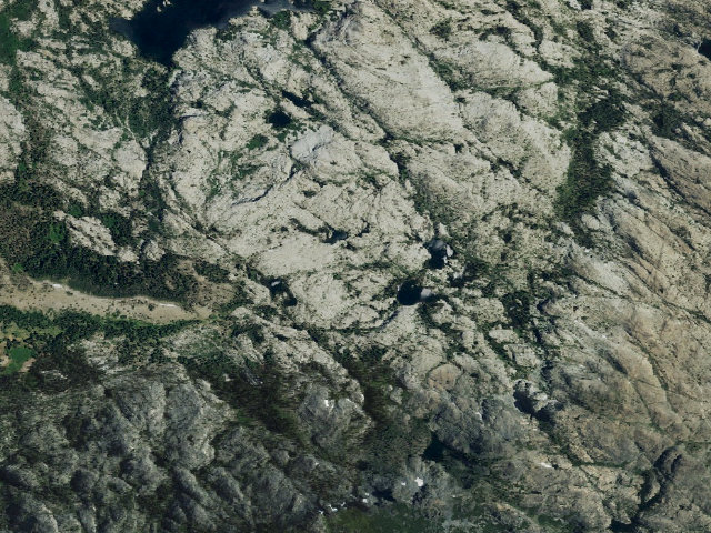 Aerial image of Five Lakes Basin