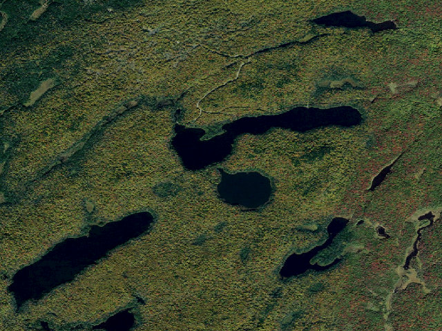 Aerial image of Five Ponds Wilderness Primitive Tent Site (Five Ponds Wilderness)