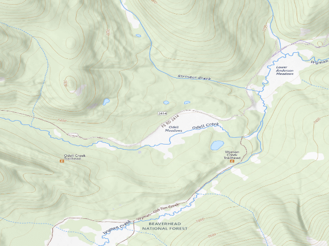 USGS topographic map of Flagging