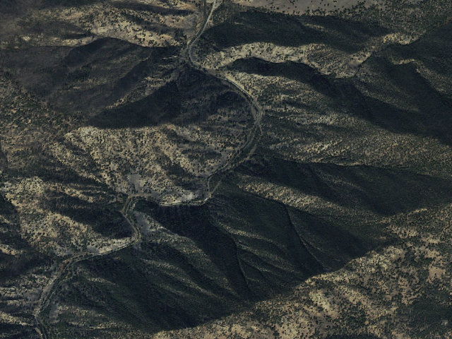 Aerial image of Flat Rock Campground