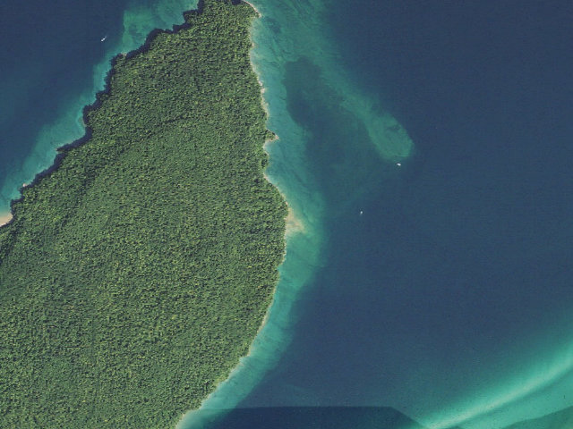 Aerial image of Flat Rock Campsite