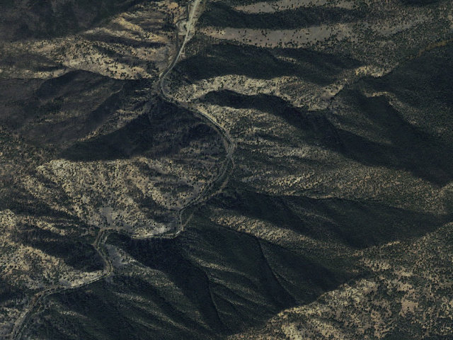 Aerial image of Flat Rock Extension Campground