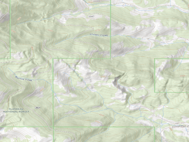 USGS topographic map of Flathead Lake View
