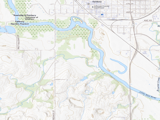 USGS topographic map of Flathead WMA