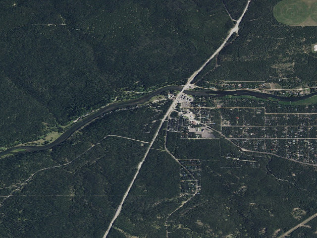 Aerial image of Flatrock Campground