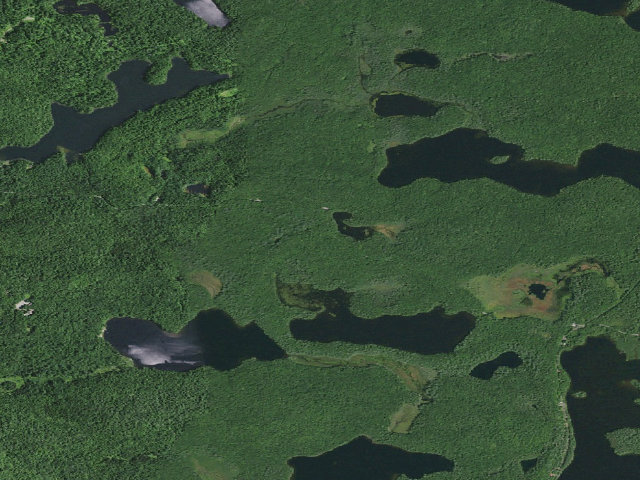 Aerial image of Floodwood Road Site 15 (Saranac Lakes Wild Forest)