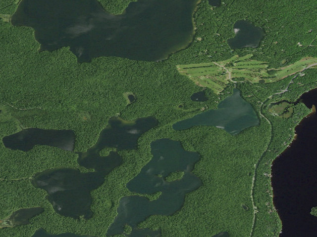 Aerial image of Floodwood Road Site 2 (Saranac Lakes Wild Forest)