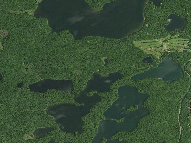 Aerial image of Floodwood Road Site 7 (Saranac Lakes Wild Forest)