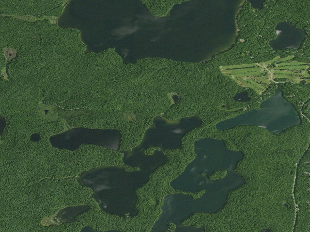 Aerial image of Floodwood Road Site 8 (Saranac Lakes Wild Forest)
