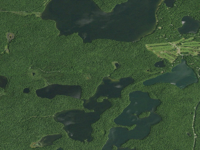 Aerial image of Floodwood Road Site 9 (Saranac Lakes Wild Forest)