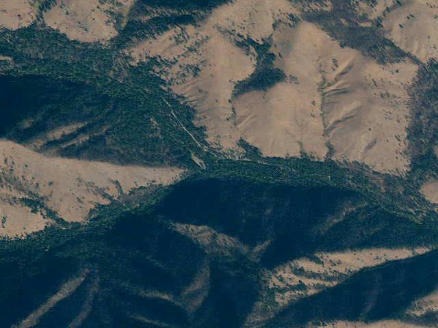 Aerial image of Foggy Dew Campground