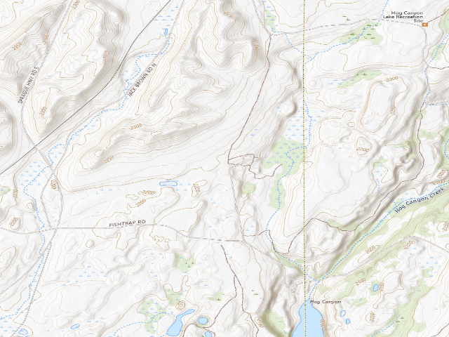 USGS topographic map of Folsom Farm Recreation Site