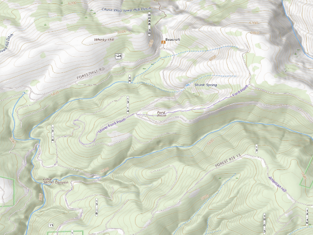 USGS topographic map of Ford Point