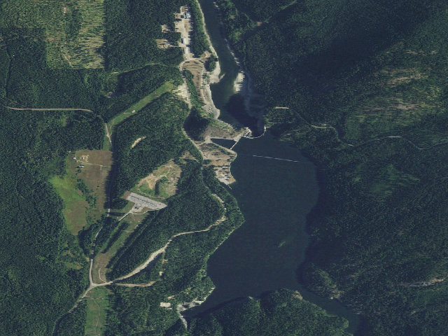 Aerial image of Forebay Recreation Area (Boundary Dam)