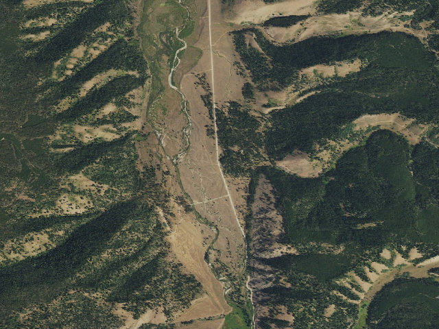 Aerial image of Forest Park Campground