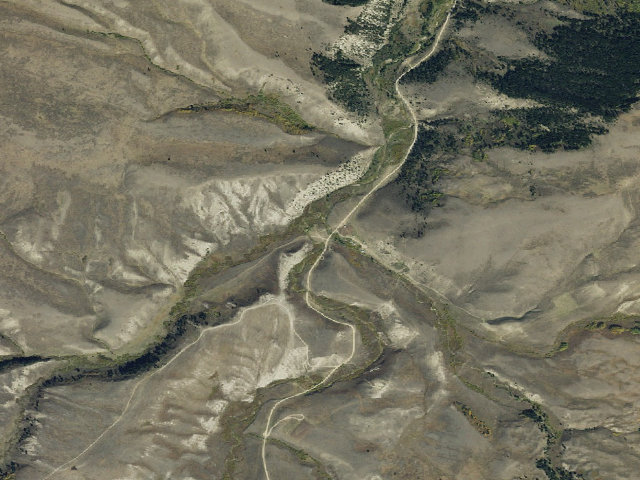 Aerial image of Forest Rd 100
