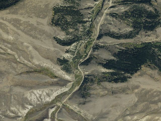 Aerial image of Forest Rd 100
