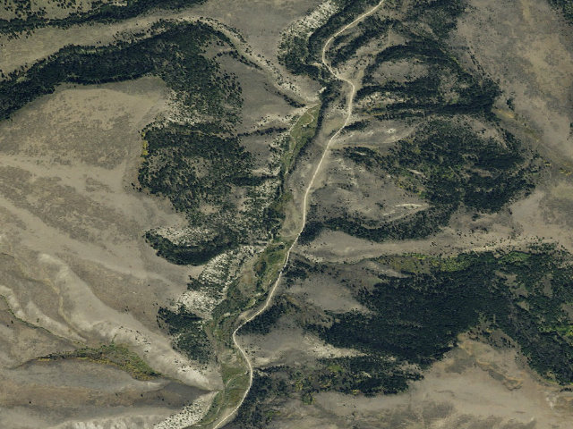 Aerial image of Forest Rd 100