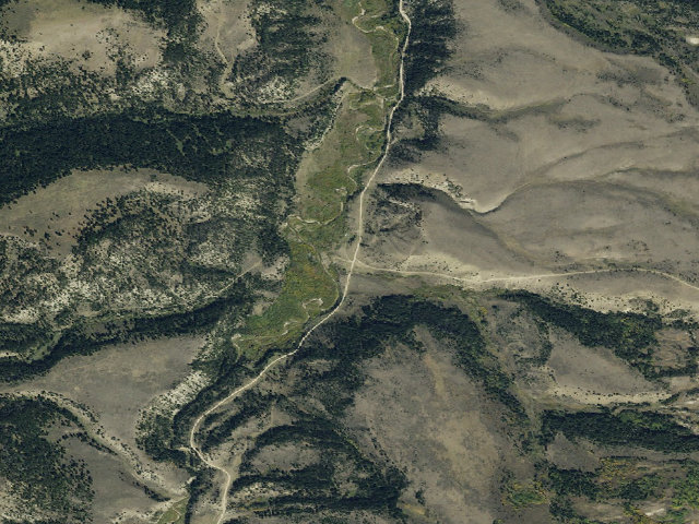 Aerial image of Forest Rd 100