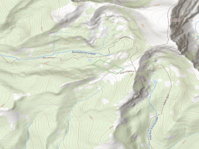 USGS topographic map of Forest Rd 1217