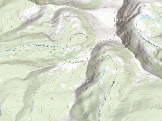 USGS topographic map of Forest Rd 1217