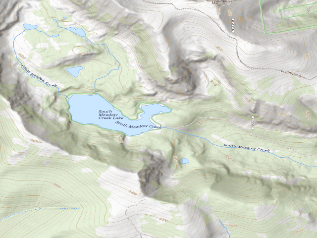 USGS topographic map of Forest Rd 1221
