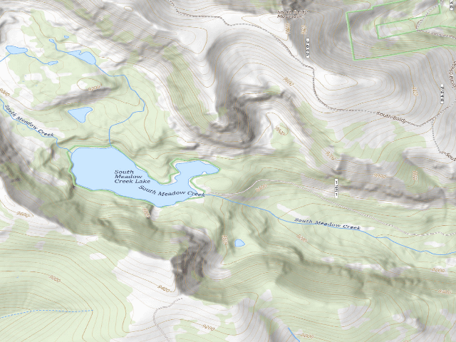 USGS topographic map of Forest Rd 1221