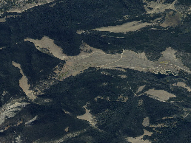 Aerial image of Forest Rd 160D