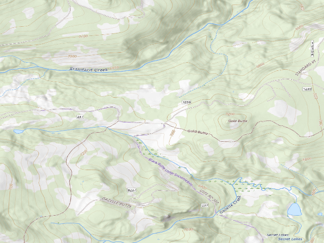 USGS topographic map of Forest Rd 237