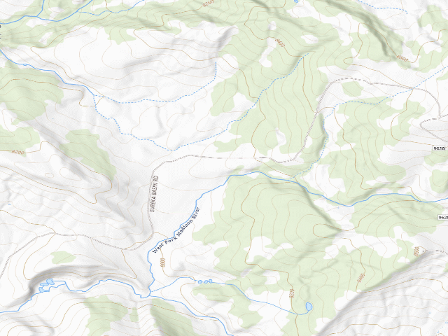 USGS topographic map of Forest Rd 290