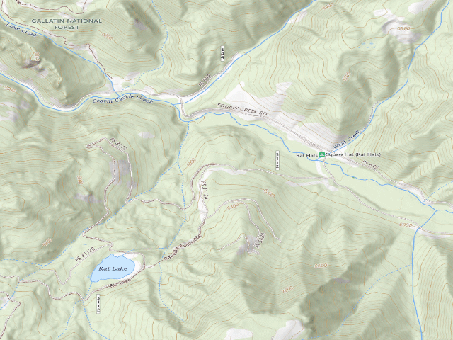 USGS topographic map of Forest Rd 3114