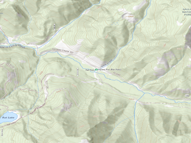 USGS topographic map of Forest Rd 3114