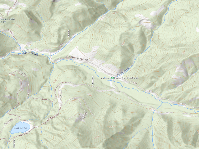 USGS topographic map of Forest Rd 3114
