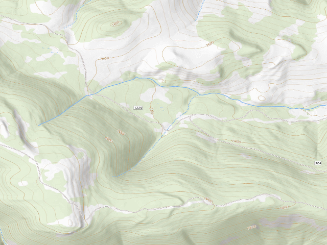 USGS topographic map of Forest Rd 324